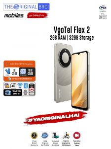 Vgotel Flex 2 - 2GB RAM - 32GB Storage - Easy Monthly Installments - PTA Approved - 1 Year Official Warranty - The Original Bro Mobiles - TOB70